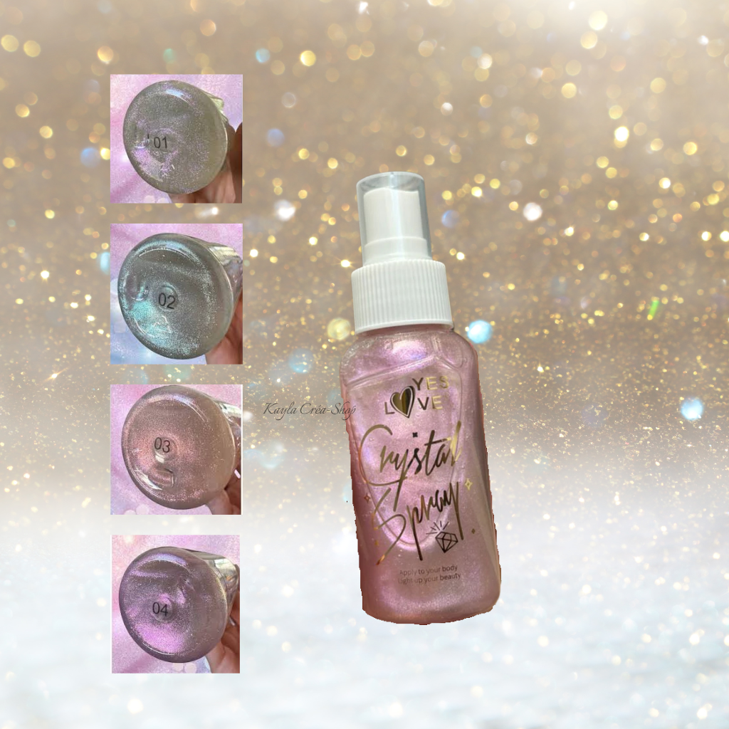 YES LOVE- Brume Pailletée Corps & Cheveux