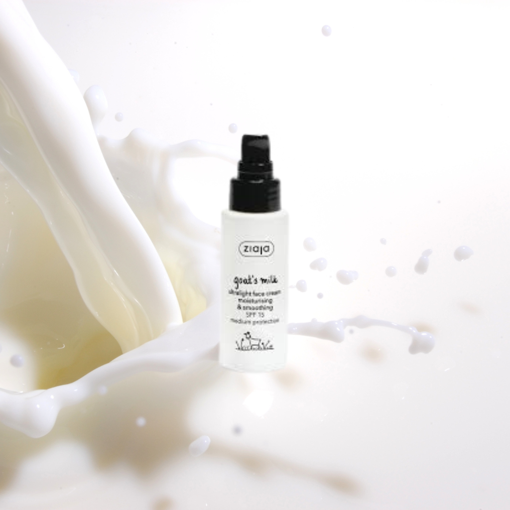 ZIAJA- Crème Visage Légère & LIssante Au Lait de Chèvre -SPF 15